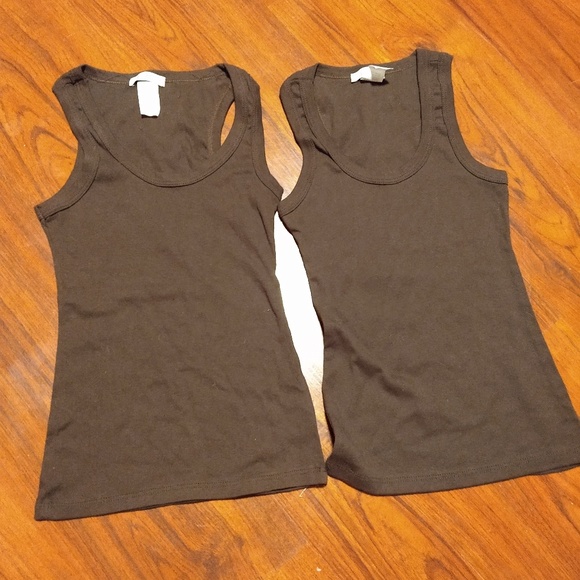 Set of 2 brown tank tops - Picture 2 of 4